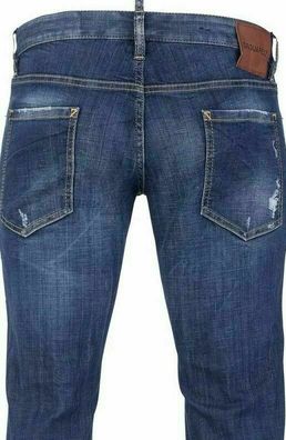 Dsquared² JEANS S71LB0237 RIPPED HOSE DENIM PANTS 5 POCKET Trouser NEW 50