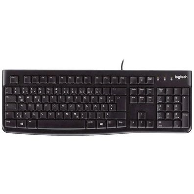 Keyboard Kabelgebunden, USB Tastatur - Logitech K120 Spritzwassergeschützt