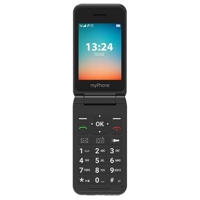 myPhone Flip LTE mit Ladegerät und Akku 1000 mAh 2,8 Zoll 1,3 Mpx Blau