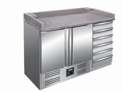 Pizzatisch Mit Schubladen Modell Pz 9001, Maße: B 1420 X T 700 X H 1020