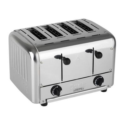 Dualit Cateringtoaster 49900 Edelstahl 4 Schlitze