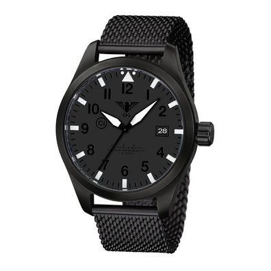 KHS - KHS. Airbsxt. MB - Armbanduhr - Airleader Black Steel XTAC - Herren