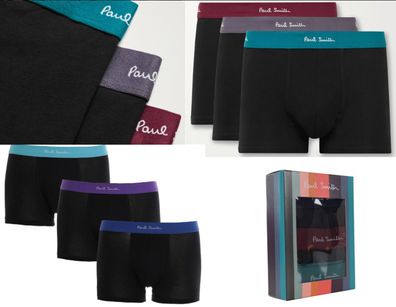 PAUL SMITH 3 Pack Underwear Strech Cotton Trunks Unterwäsche Boxer Briefs New M