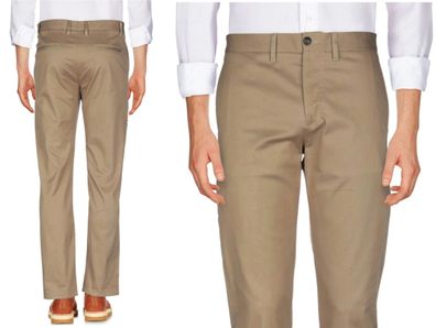 Moncler CHINO SIDE POCKET CASUAL PANTS HOSE LUXURY COTTON Stretch Trouser 52