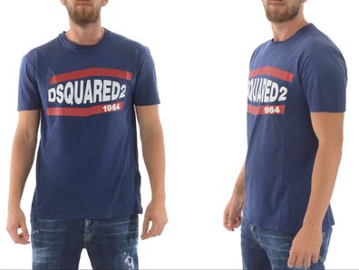 Dsquared2 Jeans 1964 Cool Fit Faded Blue T-Shirt Lounge Top Iconic Shirt Bnwt L