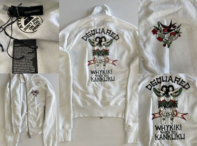 Dsquared2 Deadstock Whykiki When You Kankuku Aloha Jacke Sweatjacke Sweatshirt L