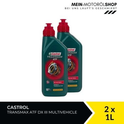 Castrol Transmax ATF DX III Multivehicle 2x1 Liter