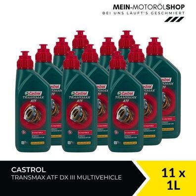 Castrol Transmax ATF DX III Multivehicle 11x1 Liter