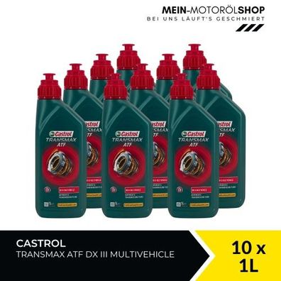 Castrol Transmax ATF DX III Multivehicle 10x1 Liter