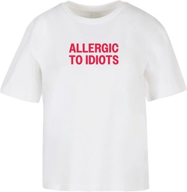 Miss Tee Damen T-Shirt Allergic To Idiots Tee MST163