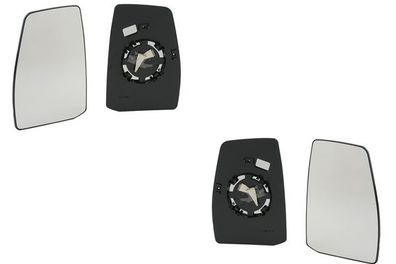 Spiegelglas passend für Ford Transit Custom 12 04/12- Set links & rechts