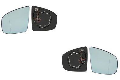 Spiegelglas Außenspiegel Glas Glass passend für BMW X5 E70 02/07-06/13 Set Li Re