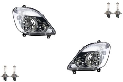 Scheinwerfer Satz Halogen passend für Mercedes Sprinter 906 zu mit H7 H7 L R 06
