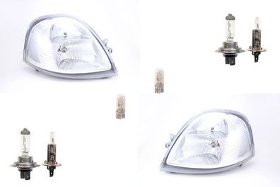 Scheinwerfer Halogen passend für Renault Master II 11/03- Leuchtmittel Set Li Re