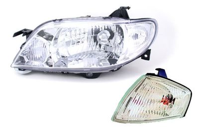 Scheinwerfer Halogen passend für Mazda 323 BJ 10/00-10/03wa. H4 Links m. Blinker