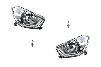 Scheinwerfer Halogen passend für Dacia Dokker 11/12- mit H4 als Set Links Rechts