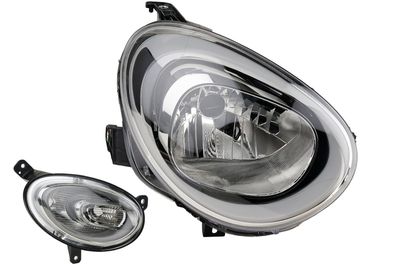 Scheinwerfer Halogen Front passend für Fiat 500X 334 09/14- H4 Rechts m. Blinker