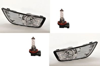 Nebelscheinwerfer passend für Ford Mondeo 07 03/07-11/10 Set li re Silber m. H11