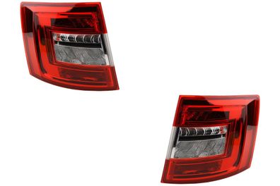 LED Heckleuchten kompatibel zu Skoda Octavia 5E 03/17- li. & re. Set ohne Träger