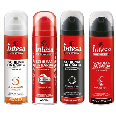 intesa pour Homme Rasierschaum Dream Set Rasierschaum 4x 300 ml