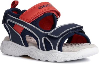 Geox Jungen J Splush Boy Sandalen, Größe 26, Leder, Rückengurt