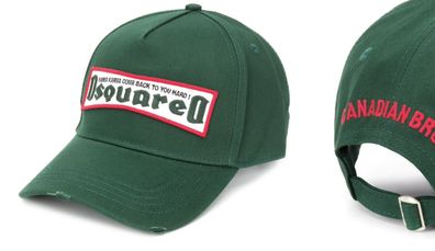 Dsquared2 Icon Karma Come Back Baseball Cap Kappe Basebalkappe Hat Hut Cappy Hot