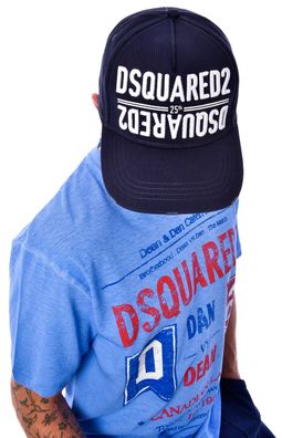 Dsquared2 Icon 25th Edition Patch Baseballcap Cap Kappe Basebalkappe Hat Hut