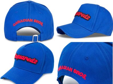 Dsquared2 Iconic Logo Canadian Bro. Baseballcap Cap Kappe Basebalkappe Hat Hut