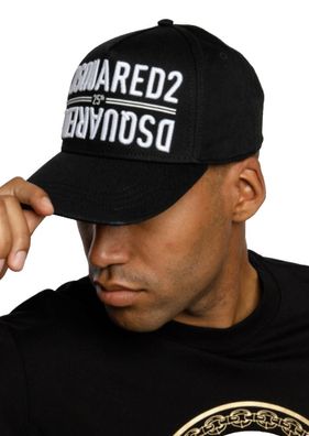 Dsquared2 Iconic 25th Edition Ltd. Patch Baseballcap Cap Kappe Basebalkappe Hat