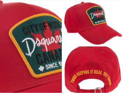 Dsquared2 Icon Canada City Of Wood Baseballcap Cap Kappe Basebalkappe Hat Hut