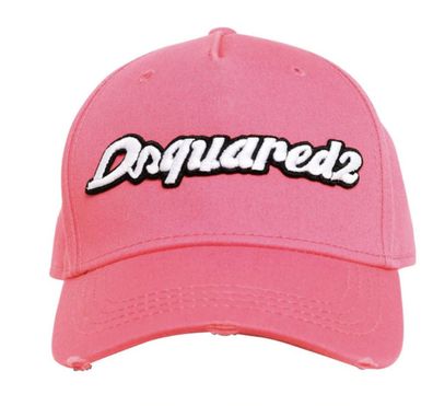 Dsquared2 Iconic Logo Patch Baseballcap Cap Kappe Basebalkappe Hat Hut New