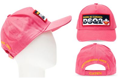 Dsquared2 Icon Oversized Logo Baseballcap Cap Kappe Basebalkappe Hat Hut Cappy