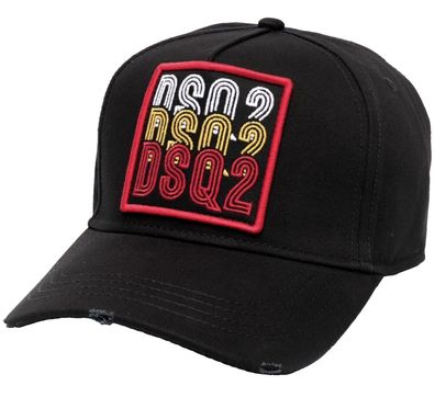 Dsquared2 MULTI LOGO Baseballcap Cap Kappe Basebalkappe Hat Hut New Model