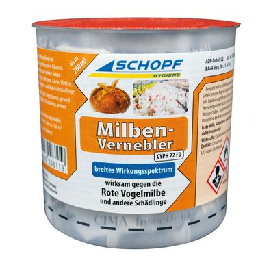 Schopf Milben-Vernebler (CYPH72FD) - gegen die rote Vogelmilbe - 20 g