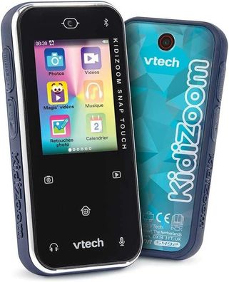 VTech 549275 Enfant Kinderkamera, Blau, M, Französisch