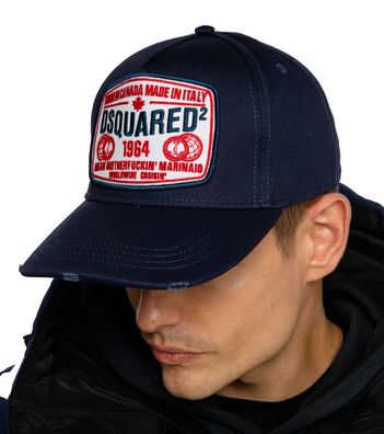 Dsquared2 Mother Fucking Marinaid Patch Baseballcap Cap Kappe Basebalkappe Hat