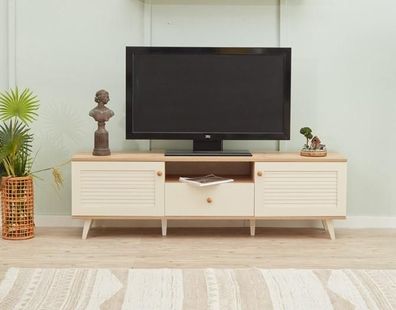 Lowboard Entertainment Tv Tisch Medienkonsole Sideboard Mediencenter Konsole