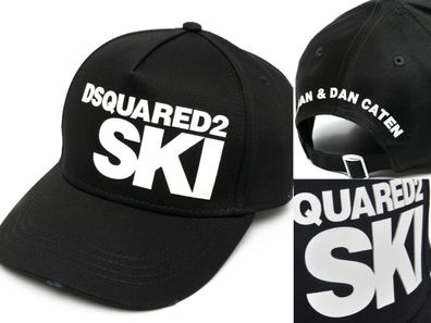 Dsquared2 SKI LOGO ICONIC RARE Patch Baseballcap Cap Kappe Basebalkappe Hat BNWT