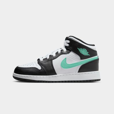 Nike Air Jordan 1 Mid GS Black White Green Glow 37,5 | 38 | 38,5 | 39 | 40