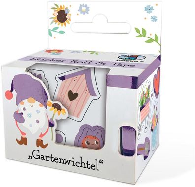 Sticker Roll & Tape Gartenwichtel