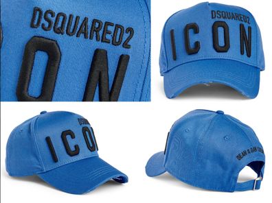 Dsquared2 Icon Cap Patch Logo Baseballcap Cap Kappe Basebalkappe Hat Hut New Col