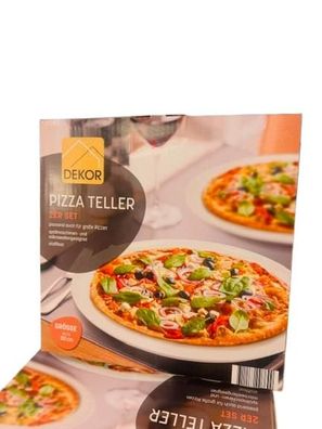 DEKOR Pizzateller 2er Set