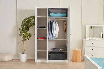 Weiß Kleiderschrank Einrichtung Schlafzimmer Schranke Modern Design