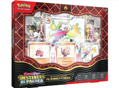 Cartes Pokémon TCG Destins de Paldea Flamigator-EX - Französisch