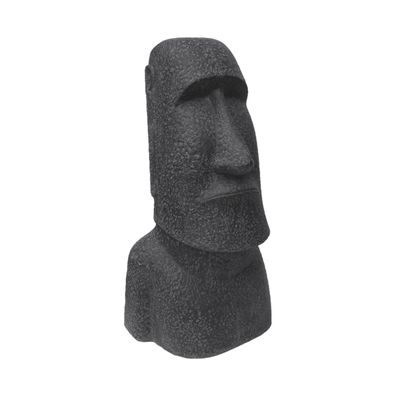 STADO® | Gartenfigur | Anthrazit | 53,5cm | Moai | Skulptur | Rapa Nui | Osterinsel