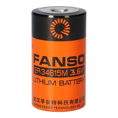 Fanso ER34615M D-Zelle 3.6V 13000mAh Li-SOCl2 Batterie