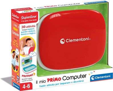 Clementoni - 17679 - Sapientino - Mein erster Laptop, interaktiver Lerncomputer