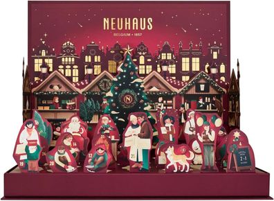 Neuhaus Pralinen Adventskalender 2024 - Frauen & Männer Advent Kalender Belgisch