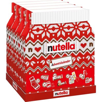 1x Nutella Adventskalender 2024, 24 Geschenke Advent Kalender Brotaufstrich