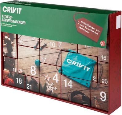 Crivit Fitness Adventskalender 2024 - Workout Produkte für Sportler